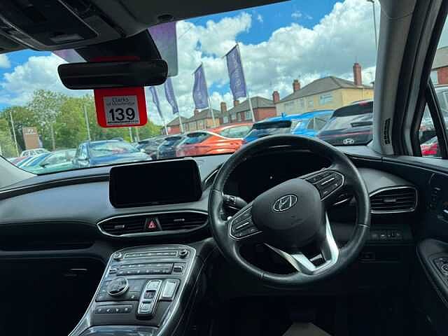 Hyundai SANTA FE 1.6 h T-GDi Ultimate SUV 5dr Petrol Hybrid Auto 4WD Euro 6 (s/s) (230 ps) Silver