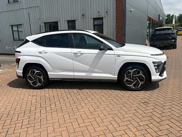 Hyundai KONA 1.0 T-GDi N Line SUV 5dr Petrol DCT Euro 6 (s/s) (120 ps) White