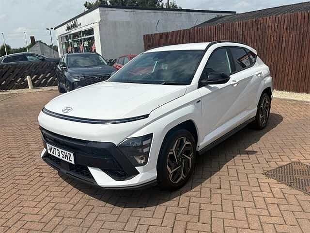 Hyundai KONA 1.0 T-GDi N Line SUV 5dr Petrol DCT Euro 6 (s/s) (120 ps) White