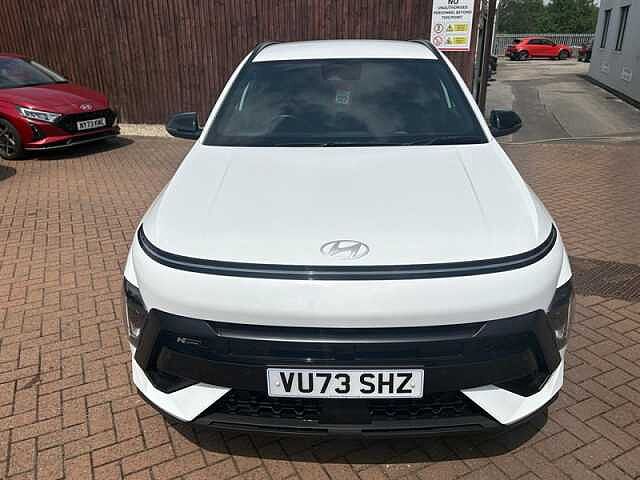 Hyundai KONA 1.0 T-GDi N Line SUV 5dr Petrol DCT Euro 6 (s/s) (120 ps) White